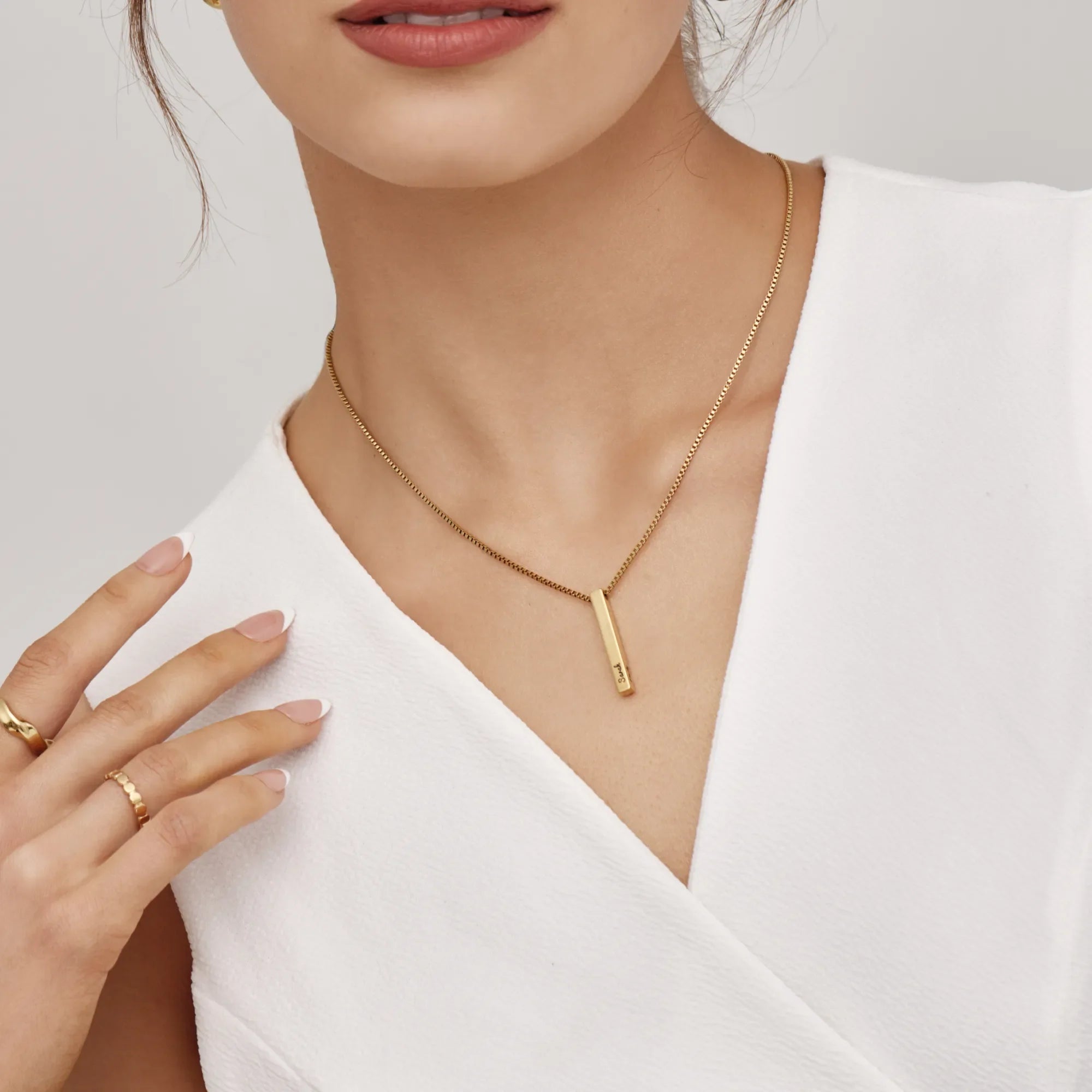 Love Note Pillar Necklace