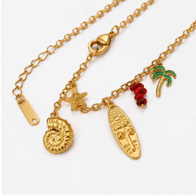 Collar Tropical Charms Playa