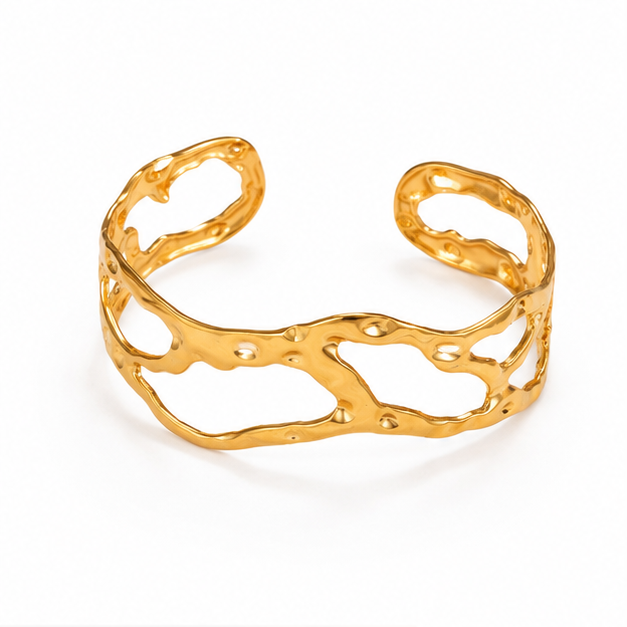 Anillo Lava Dorada