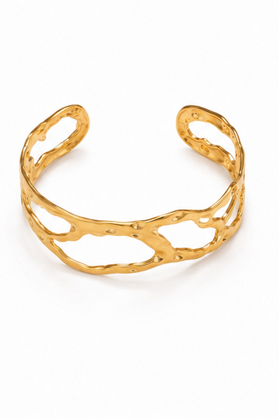 Anillo Lava Dorada