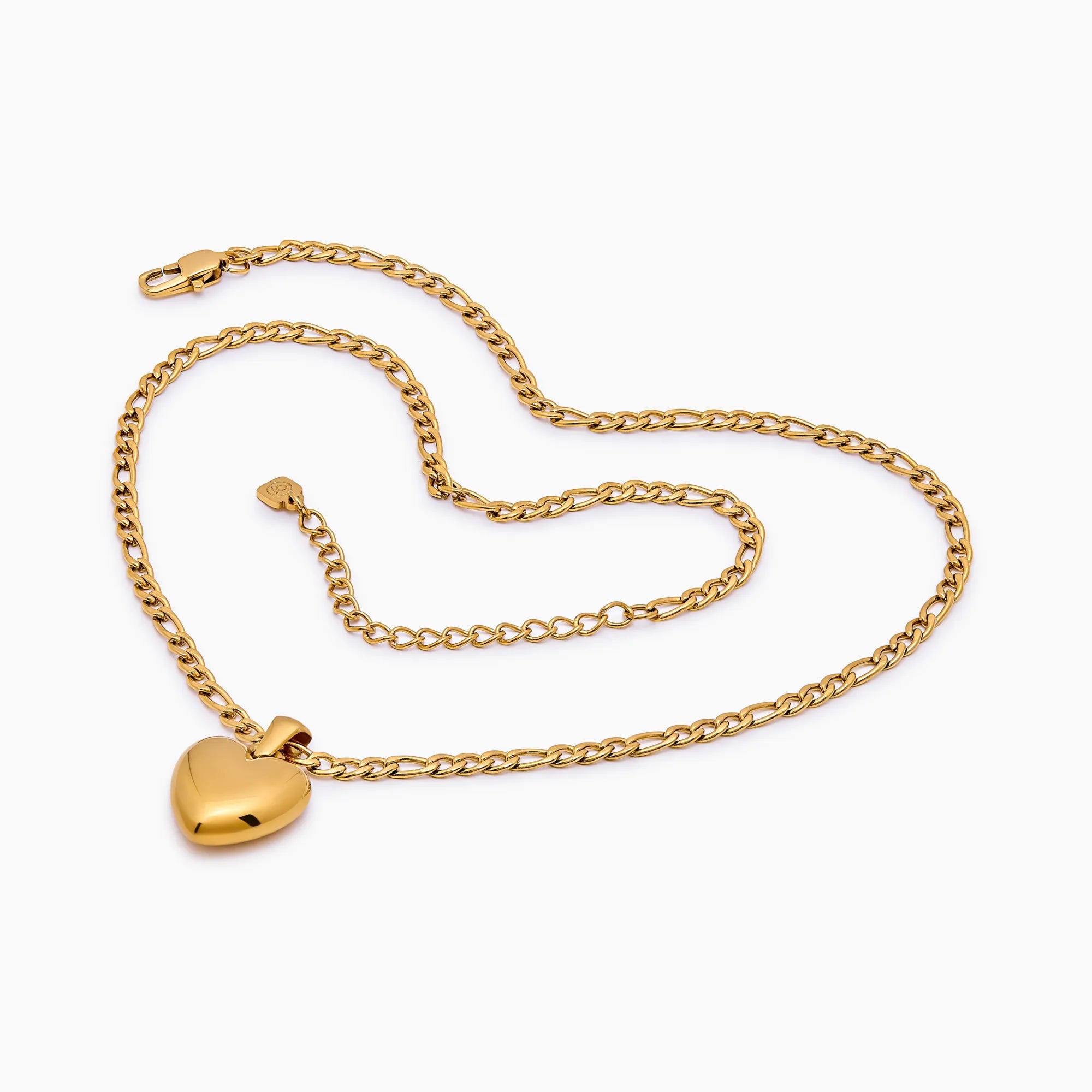 Puffy Heart Pendant Necklace