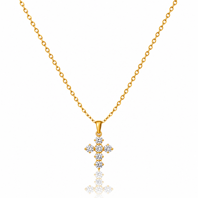 Collar Cruz de Circonitas