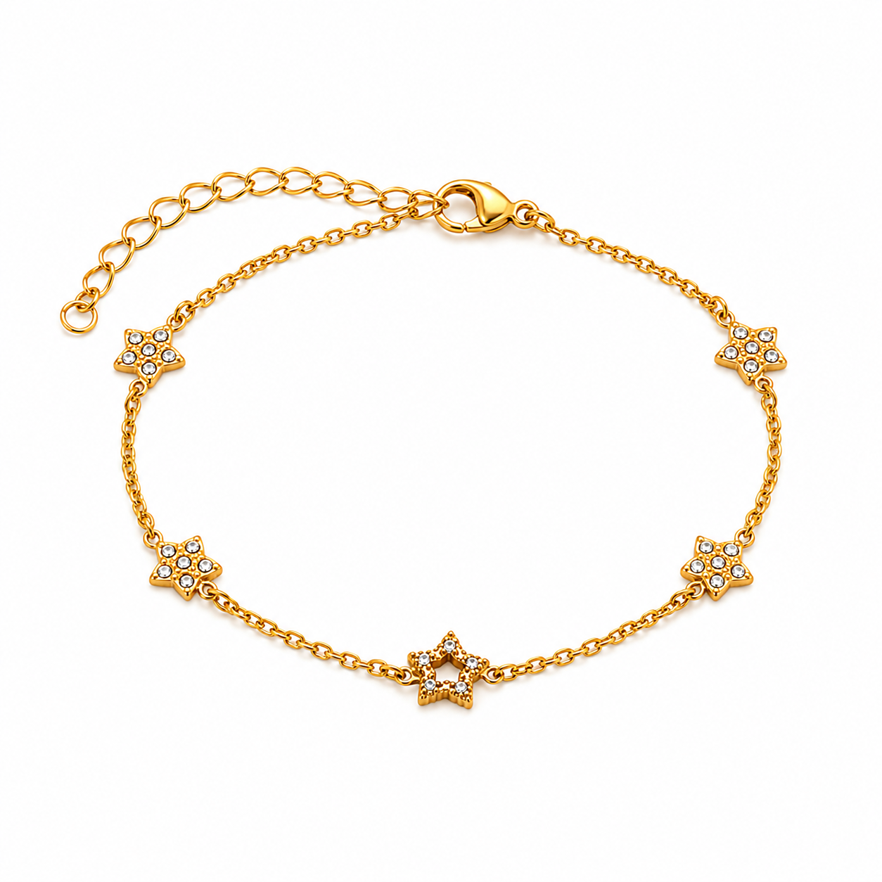 Pulsera doble cadena con dijes