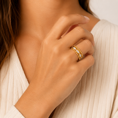 Anillo Perlas de Nácar