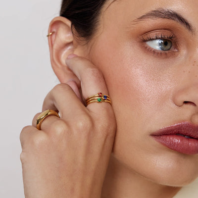 Dainty Birthstone Ring