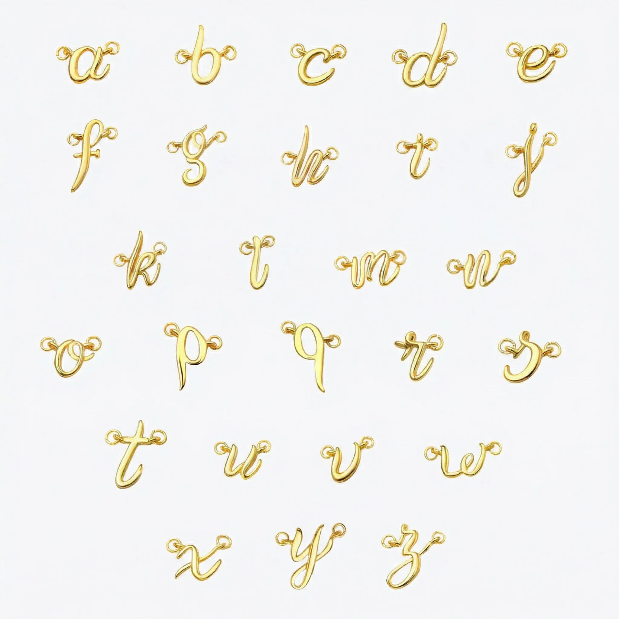 Dainty Cursive Initial Bracelet