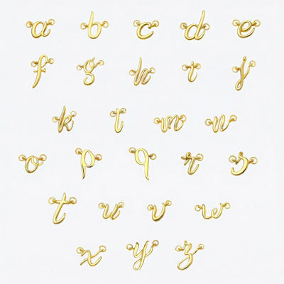 Dainty Cursive Initial Bracelet