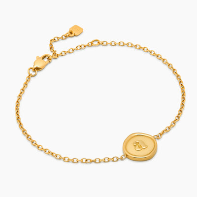 Initial Stamp Bracelet