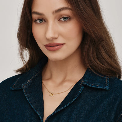 Pavé Initial Necklace