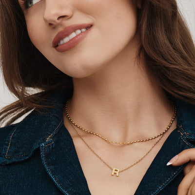 Pavé Initial Necklace
