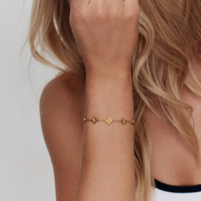 Mini Sunburst Clover Bracelet