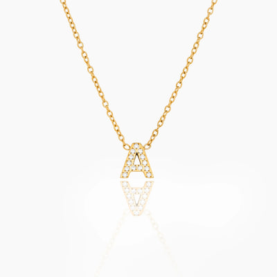 Pavé Initial Necklace