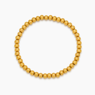 Brazalete de Cuentas Doradas