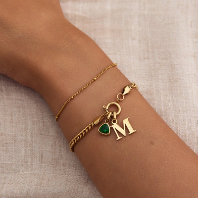 Pulsera de cadena con cuentas