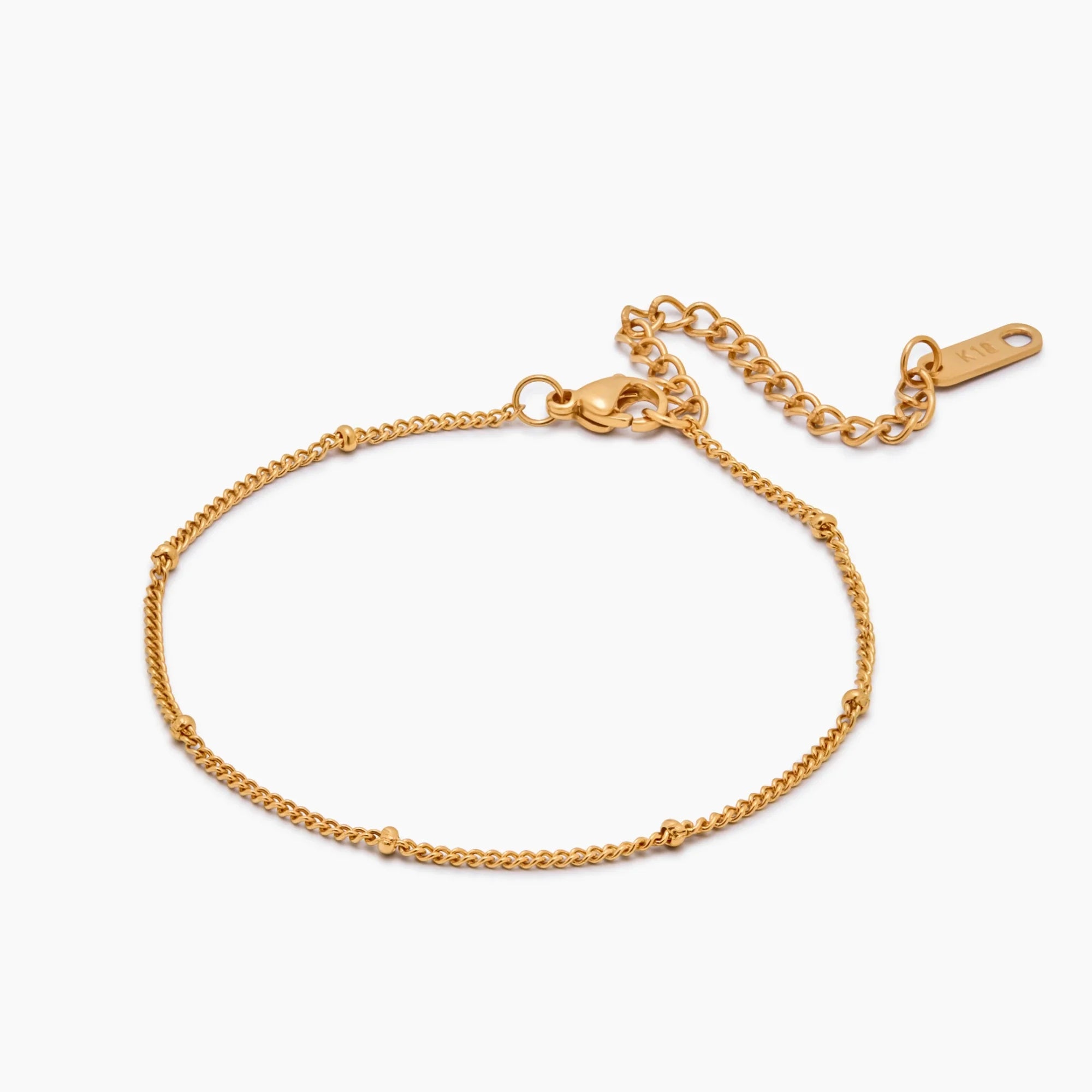 Pulsera de cadena con cuentas