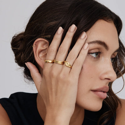 Wave Twist Ring