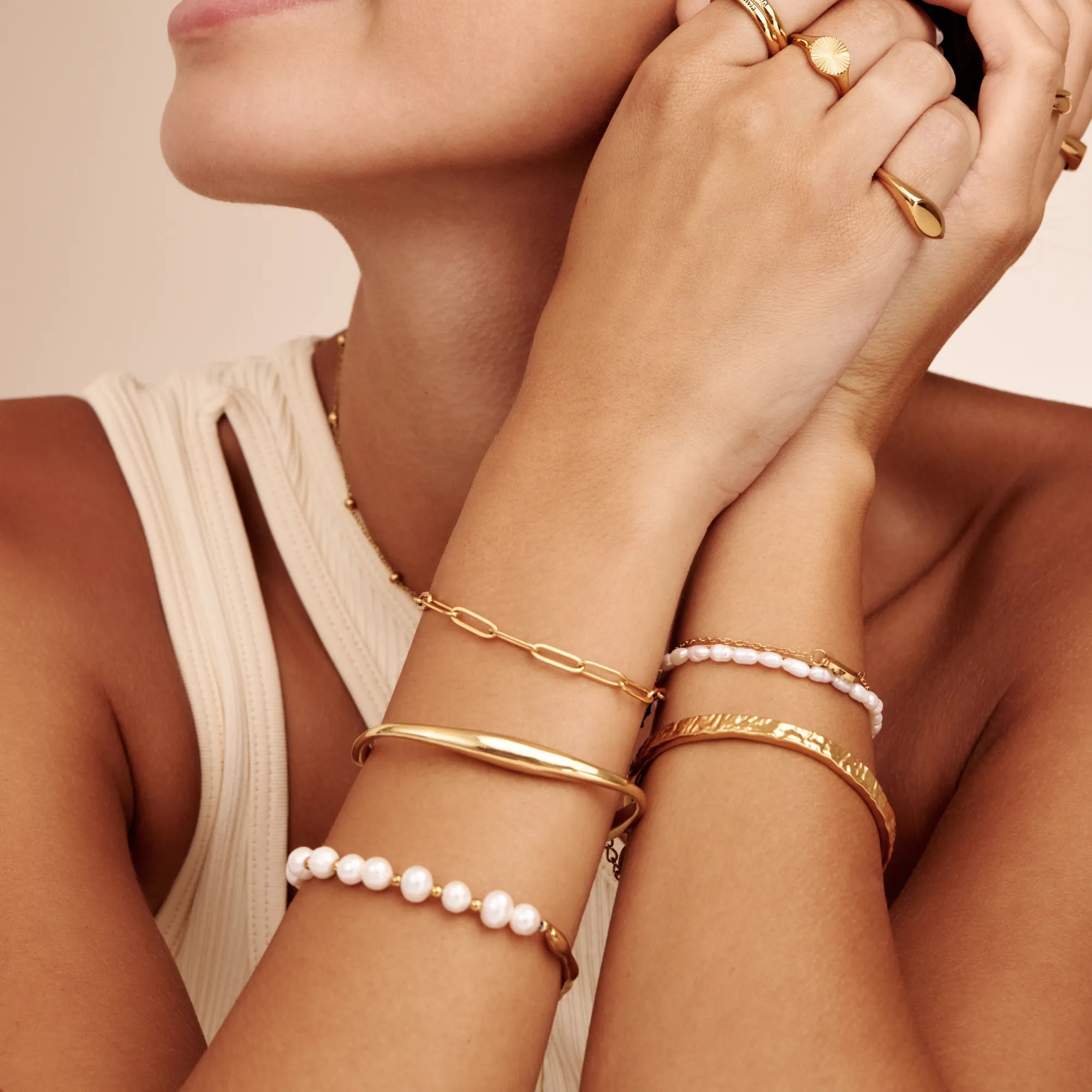 Freshwater Pearl Island Bracelet