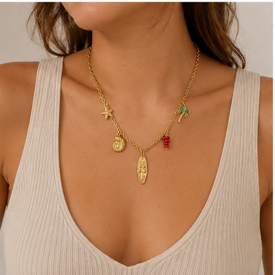 Collar Tropical Charms Playa