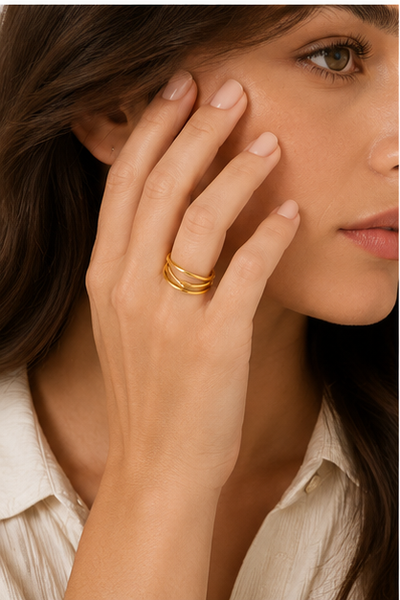 Anillo Ajustable Cruzado