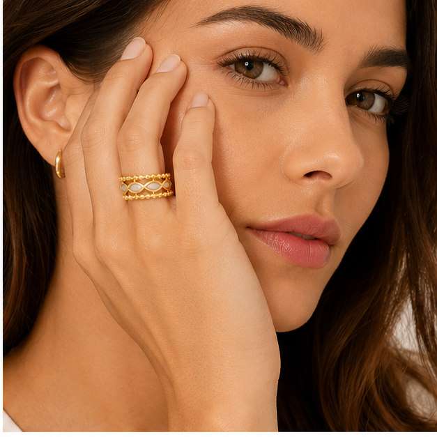 Anillo Perlas de Nácar