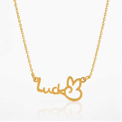 Collar "Lucky" con Mariposa