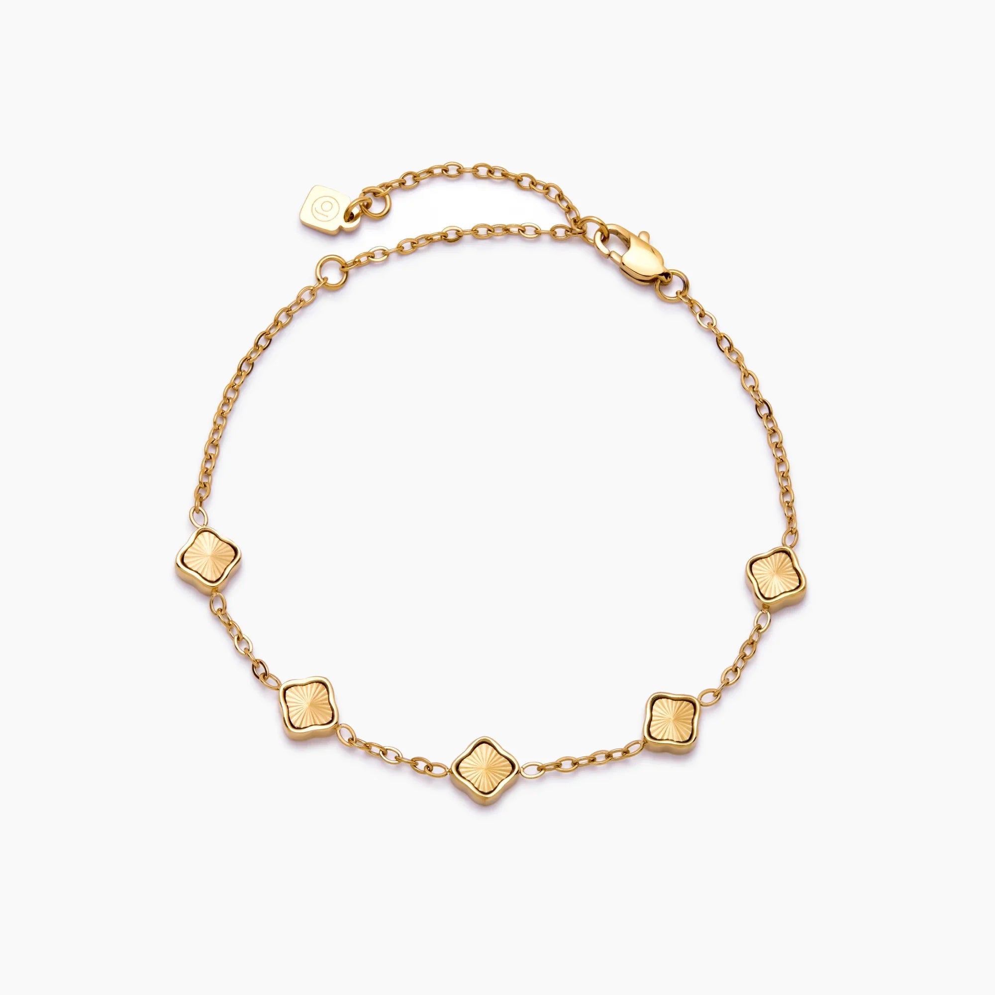 Mini Sunburst Clover Bracelet