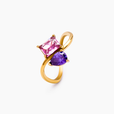 Toi et Moi Birthstone Ring
