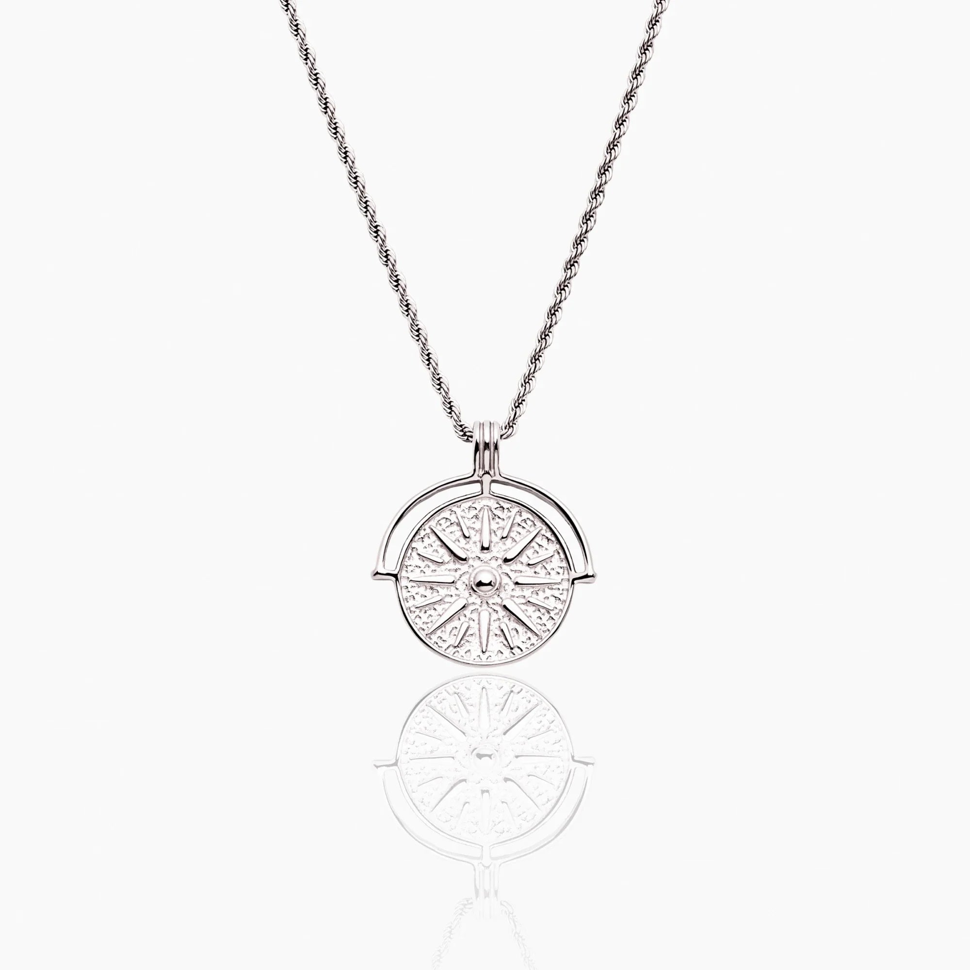 Compass Medallion Necklace