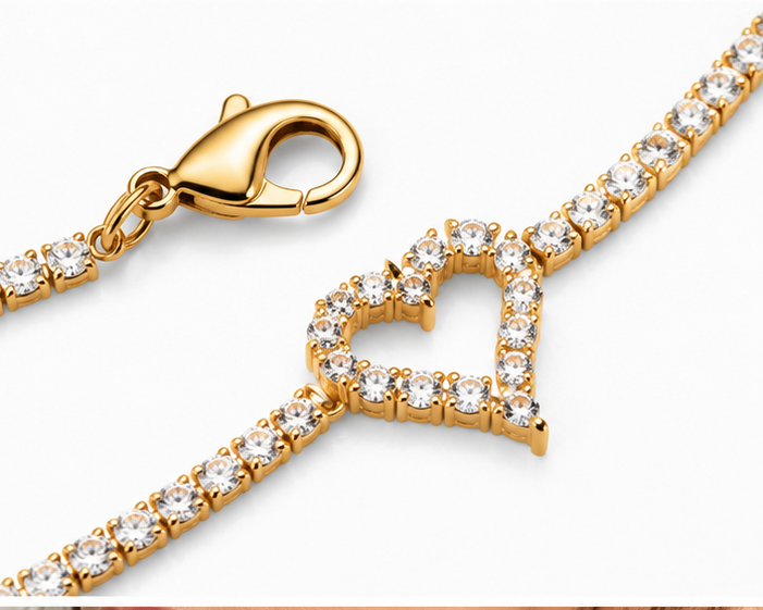 Pulsera Tenis Corazón