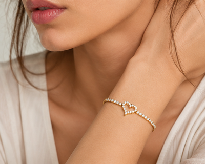 Pulsera Tenis Corazón